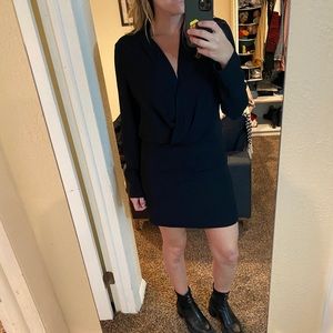 Black Babaton work dress from Aritzia